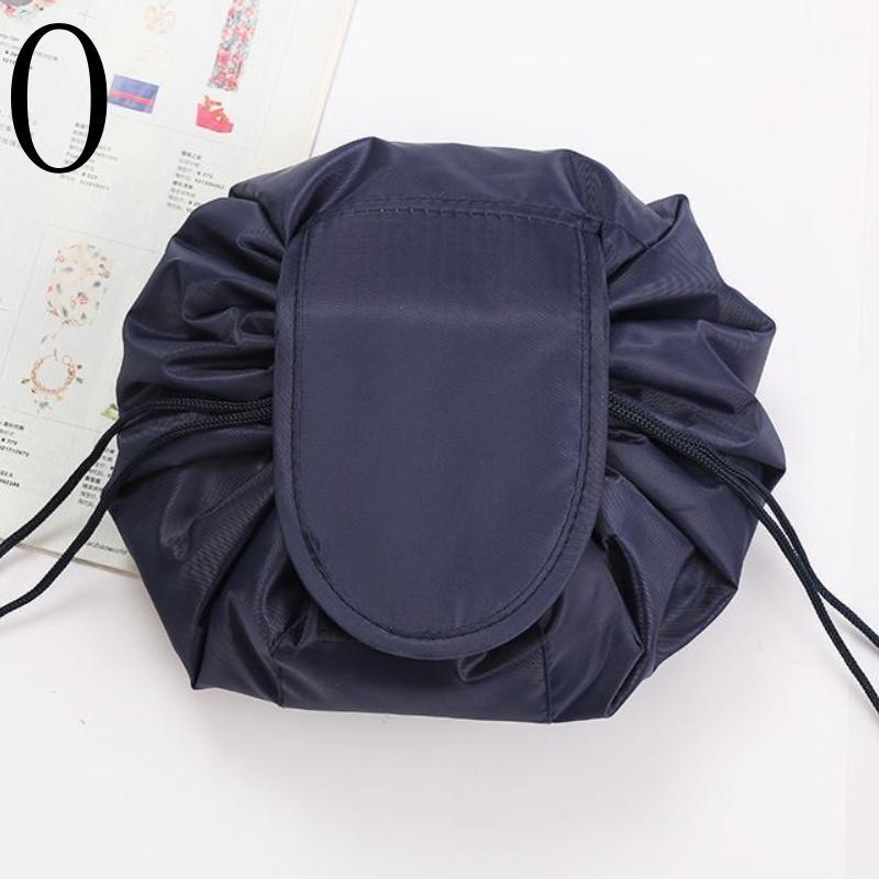 Portable Women Drawstring Cosmetic Bag Organizer Large Capacity Fashion Travel Toiletry Make Up Bag