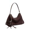 A High-end and Elegant Single-shoulder Bag Made of Cowhide, A Large-capacity Commuter Tote Bag