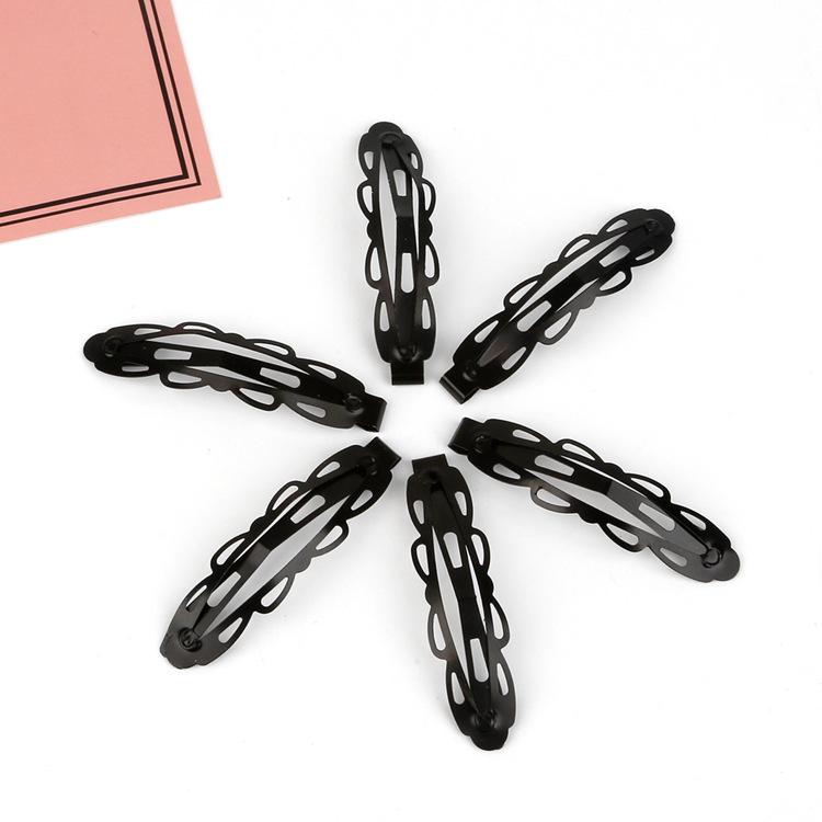 DIY Round Pea Bow Hair Clips - Handmade Adult Headwear Accessories