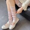 Summer Thin Breathable Leg Warmers Foot Cover Ballet Style Sweet Girls Ruffle Socks Stockings Jk Lolita Leg Warmers Loose Socks