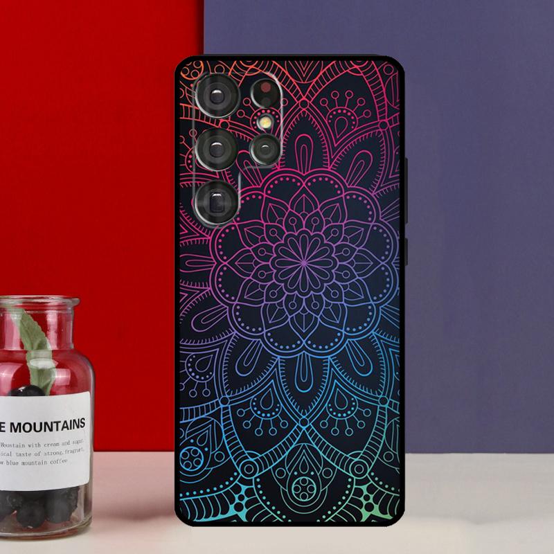 Mandala Funda Case For Samsung Galaxy S25 Ultra S9 S10 S20 S22 Plus S21 FE S23 S24 Ultra Phone Cover