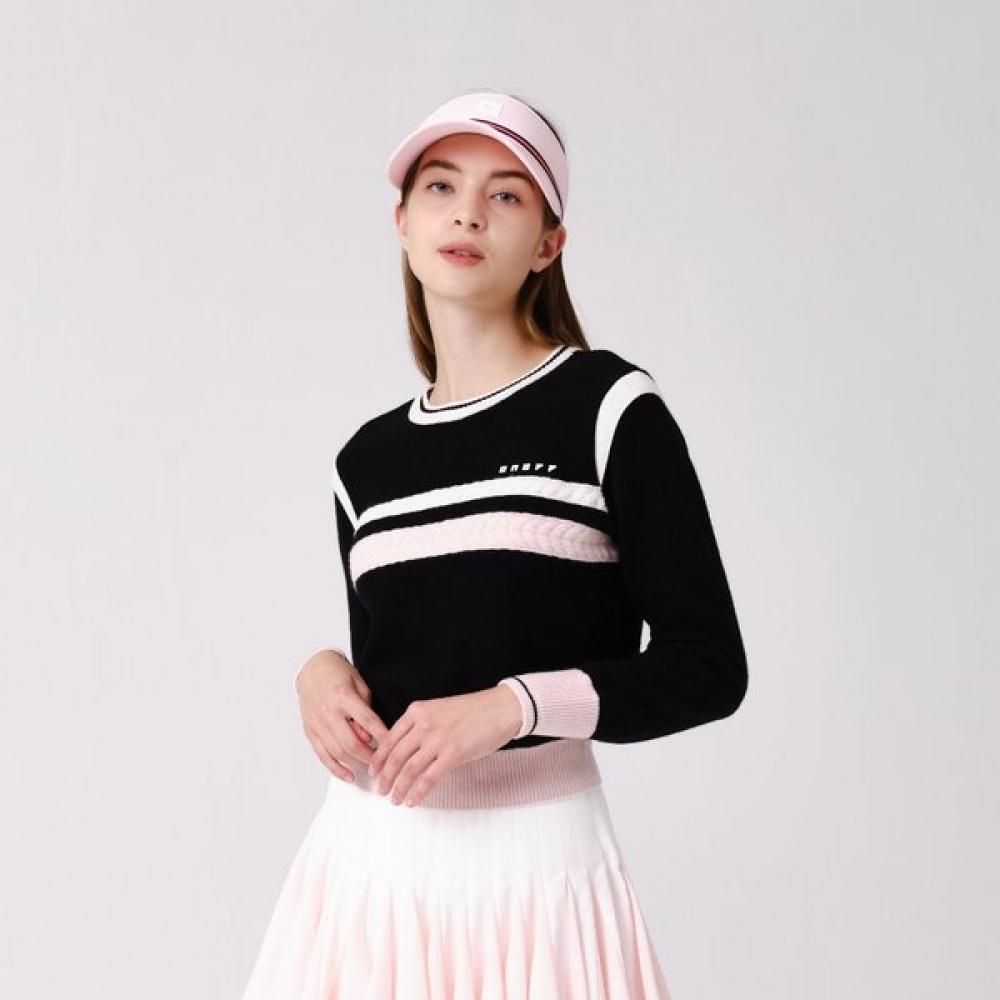 Onoff Women S Round Sweater Black Of2422lb 38 16890₽