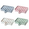 Soap Dish with Drain Multipurpose Household Soap Tray Shower Soap Storage Bathroom Accessories Soap Drain Rack for Bathroom