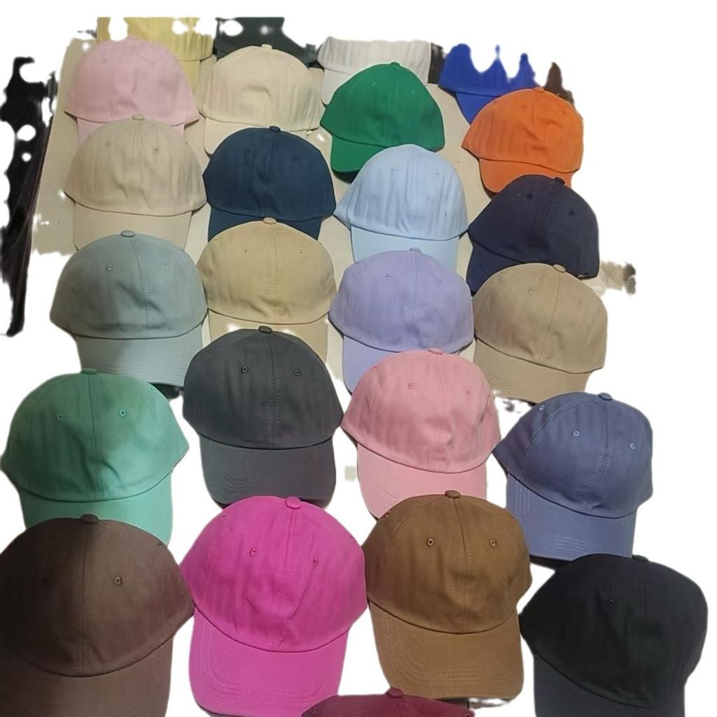 Dopamine solid color versatile baseball hat, unisex all-season commuting candy color sunshade hat with big head coverage