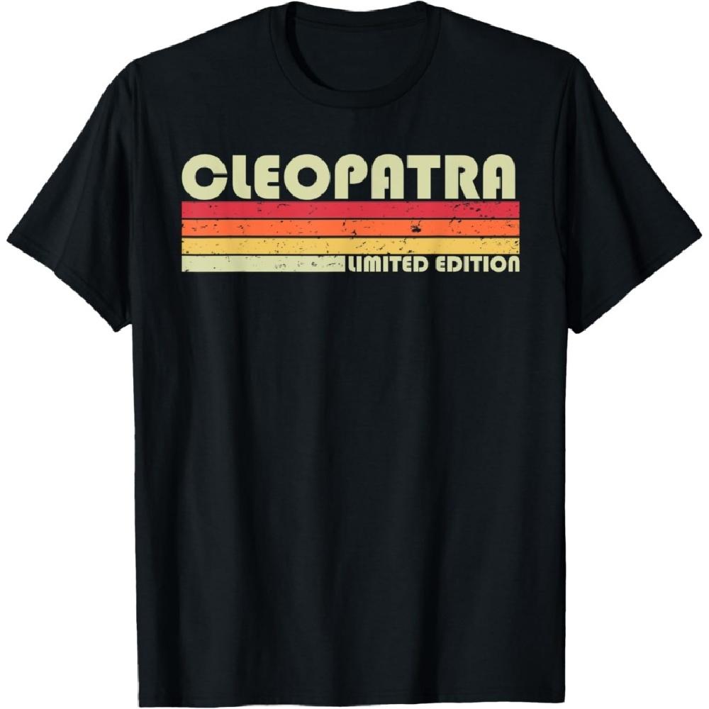 CLEOPATRA Name Personalized Retro Vintage 80s 90s Birthday T-Shirt XXXXXL чёрный