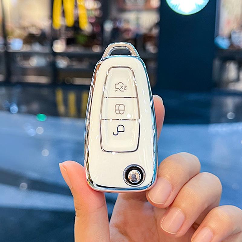 High-Grade Protective Key Shell for Ford Focus, Escort, and Kuga - Unisex