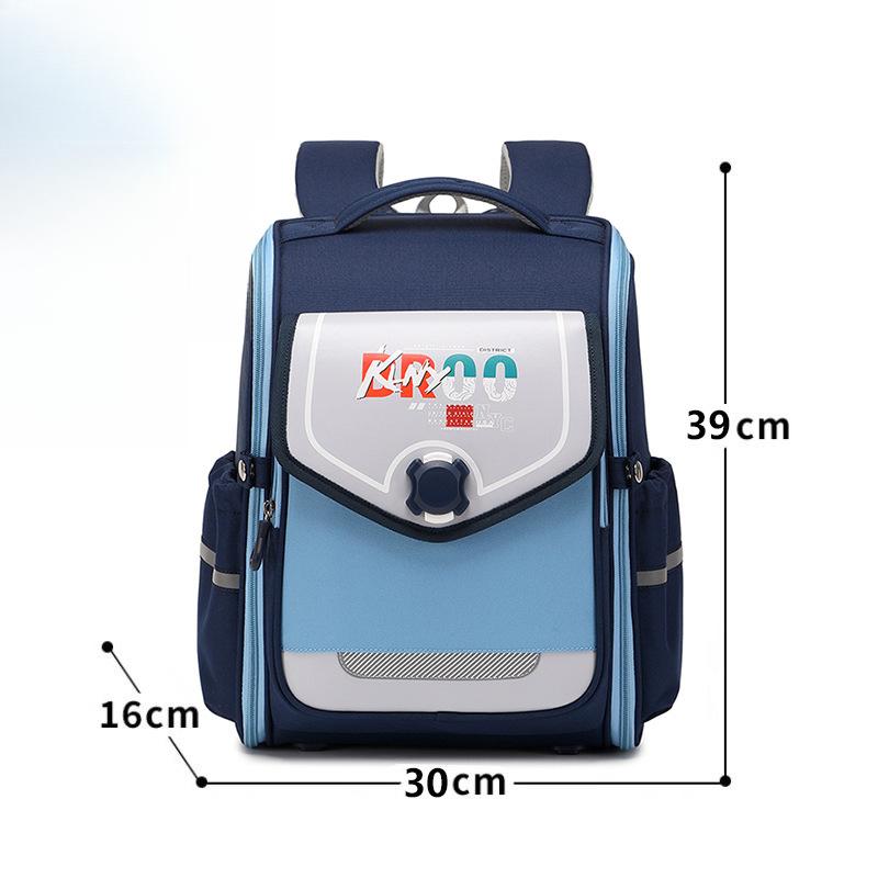 British-style Backpack for Primary School Students, Universal, Load-reducing, Back-protecting, Waterproof, Large-capacity, Expandable Backpack