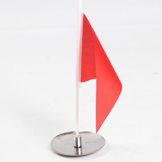 1 Set Golf Hole Cup Flag Precise Detachable Reusable High-impact Easy Installation Backyard
