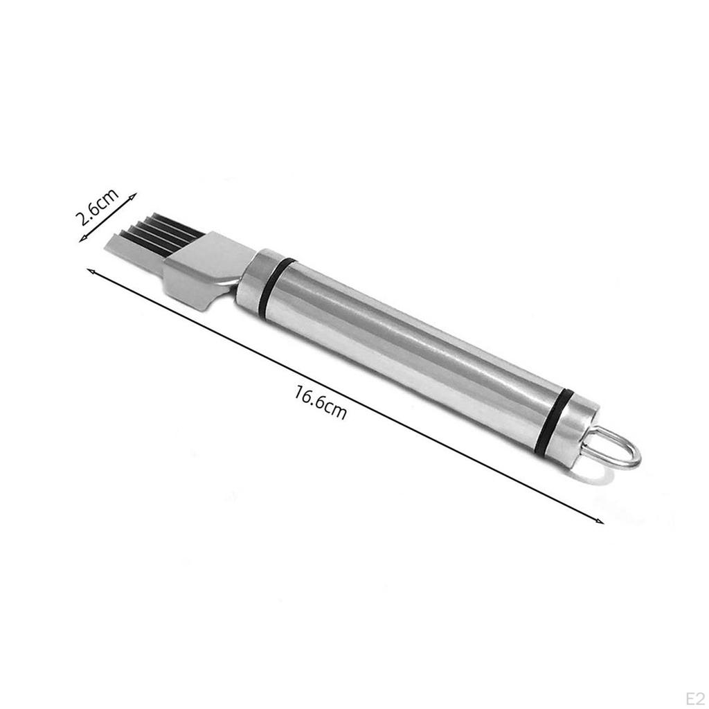 Scallion Slicer Stainless Steel Compact Salad Tool Silk Knife Green Garlic Cutter for Hotel