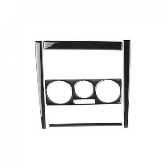 Black Center AC Radio Panel Trim For VW Golf 4 Mk4 Jetta Bora R32 Gti 1999-2004