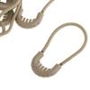 10x Zipper Pulls Cord Rope Ends Lock Zip Slider Replacement Fastener Loops for Clothing/Bags Garment Sportswear Accessories