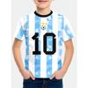 Summer Children's Clothing Boy Fashion Versatile Football Pattern Print T-Shirt for Boys Casual Street Short Sleeve Boys Clothes