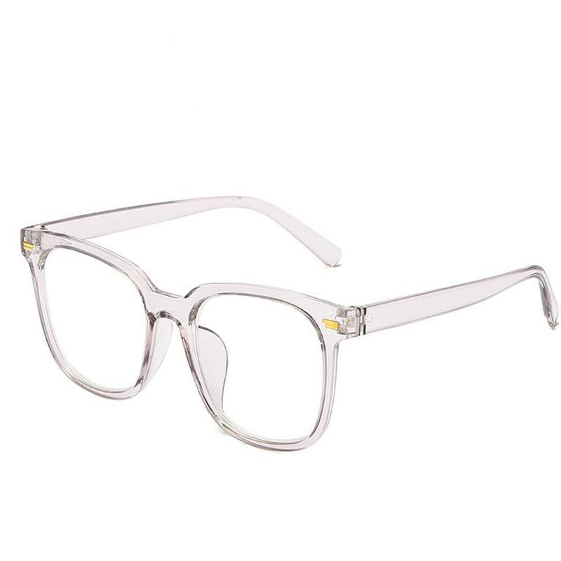 Modische quadratische Brille mit großem Rahmen für Kurzsichtigkeit Damen Kunststoffgläser Student Vintage Myopie Brille Fertig 0 -1,0 -1,5 Bis -6,0