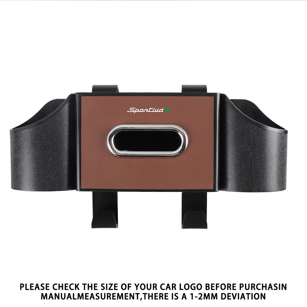 YYCE3 1PC For Alfa Romeo 159 Giulietta Mito 147 Stelvio Multifunctional Car Tissue Box Organizing Phone Holder Storage Box Accessories