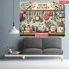 2D Sweet Kitchen Backdrop Vintage Baking Photography Background Banner