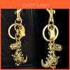 Dinosaur Animal Metal Bag Charm With Gold And Silver Electroplate For Casual Style