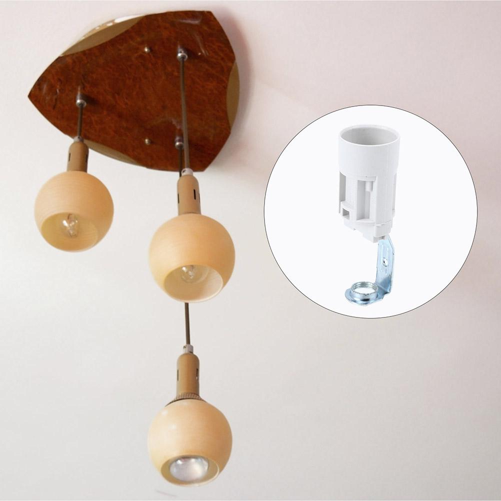 6 Pcs E14 Socket Lamp Parts Replacement Bulb Holder Light Sockets Candelabra Fixture Lamp Bases Lighting Accessories