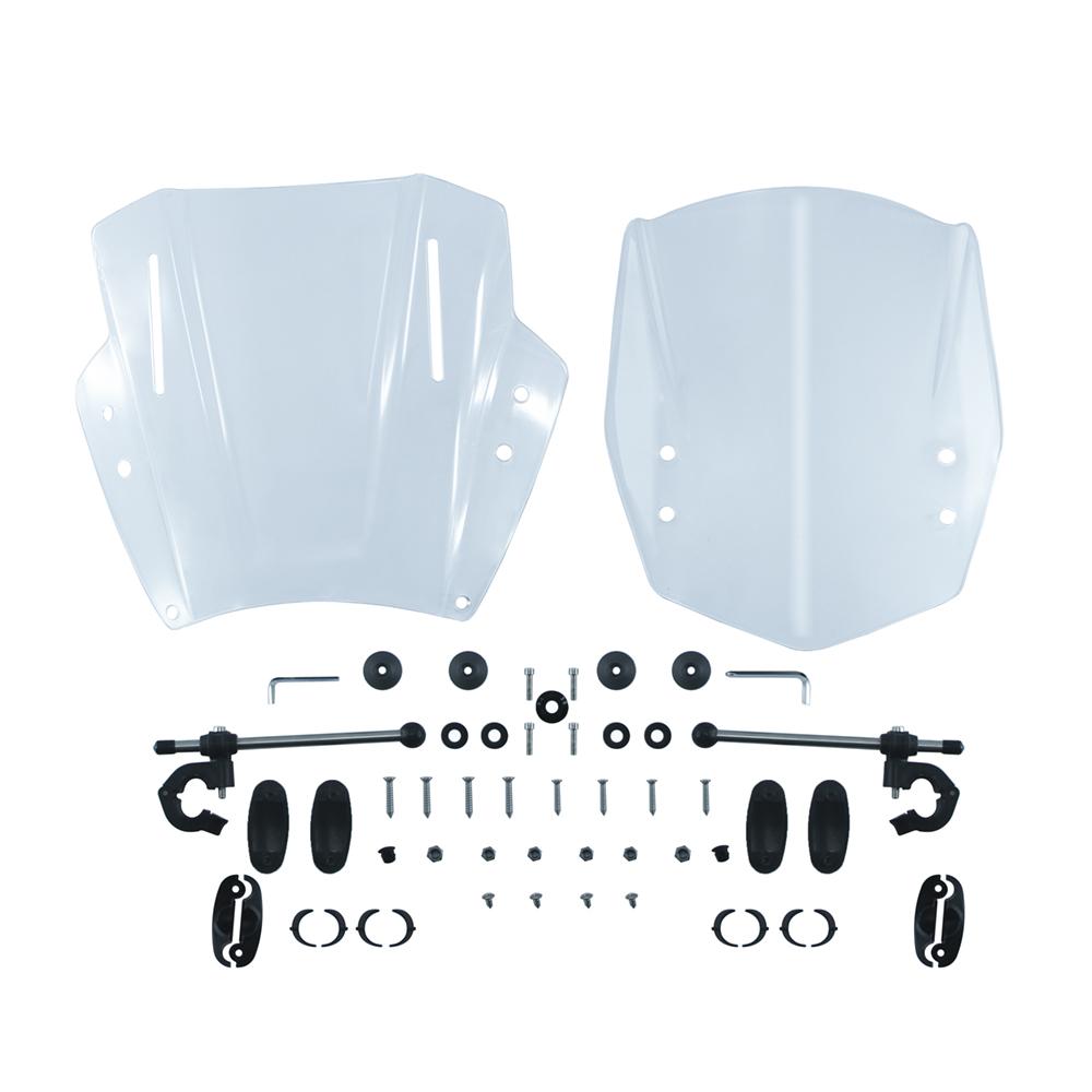 Windshield Motorcycle Windscreen Street Bike Screen Deflector Adjustable Universal For YAMAHA For BMW For HONDA For KAWASAKI
