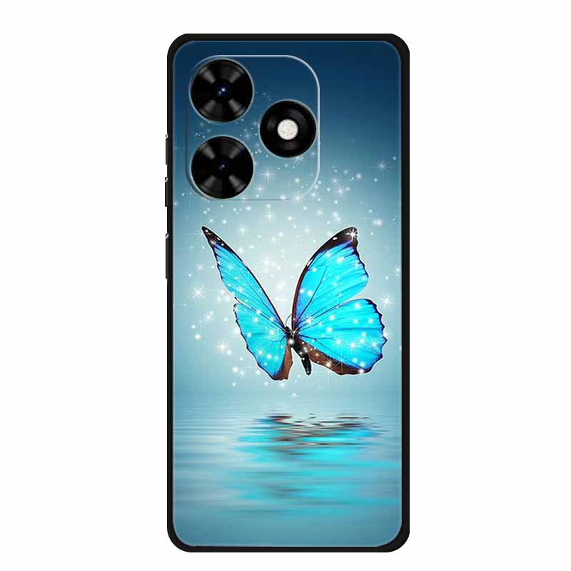 Case For Tecno Spark Go 2024 Animals Painted TPU Silicone Soft Phone Cover for Spark Go2024 BG6 Protector Wolf Shockproof Para