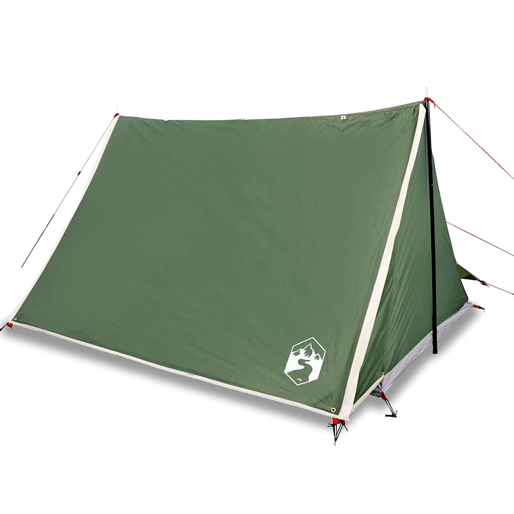 2 Person Camping Tent Green Waterproof