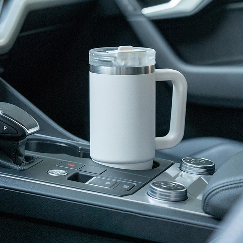 900ML/1200ML Tyeso Stainless Steel Water Bottle Car Thermos Cup Coffee Cups with Handle Sport Vacuum Flask Drinking Utensil Gift