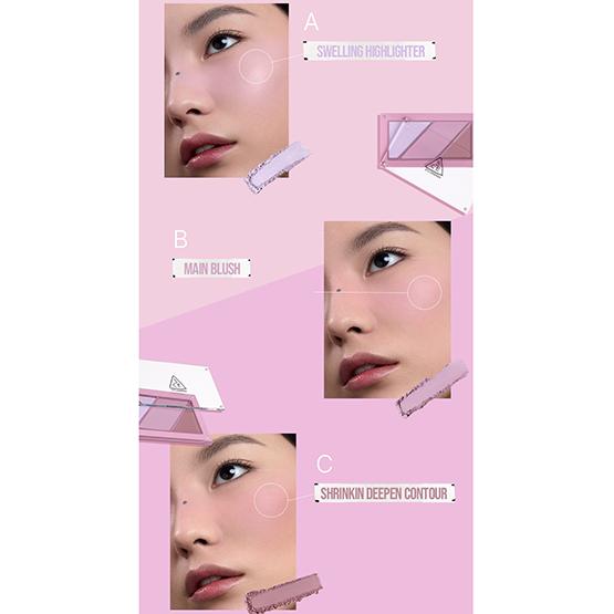 3ce Layer It All Blush Palette (5 Colors) 10.5g
