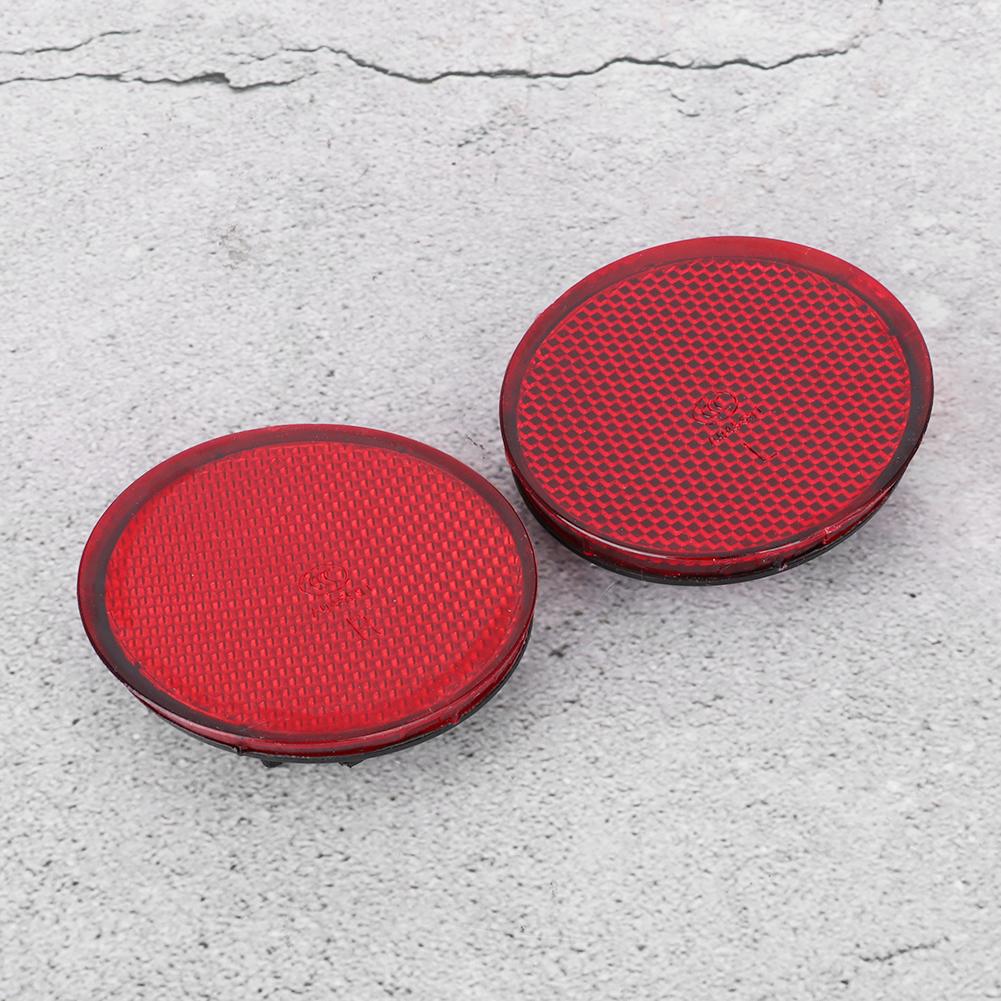 2pcs Red Lens Left & Right Rear Bumper Reflectors 26561JE20A Fit for NISSAN Qashqai 07 15