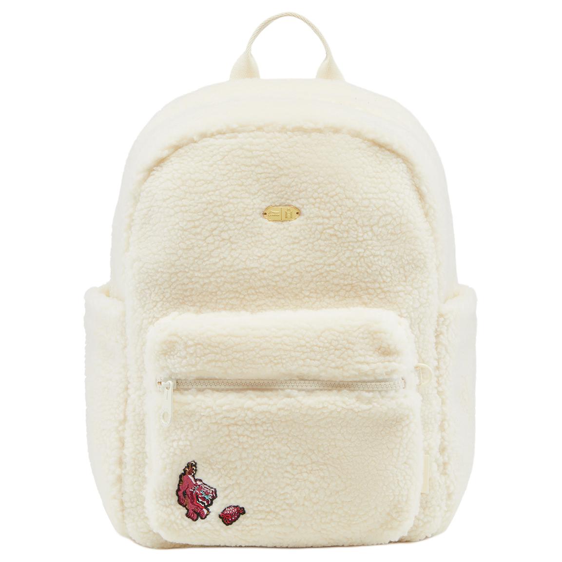 

Li-Ning 20L Letter Logo Polyester Backpack Unisex Backpack Crimson White ABSV361-1 Crimson Mother of Pearl