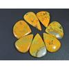 315Cts. Natural Bumble Bee Jasper Pear Cabochon Loose Gemstone 07 Pcs Lot C-2233