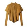 Temperament Cape Knit Two Piece Set Women Fashion V Neck Long Sleeve Pullover Sweater Stand Collar Knit Cardigan Shawl Suits