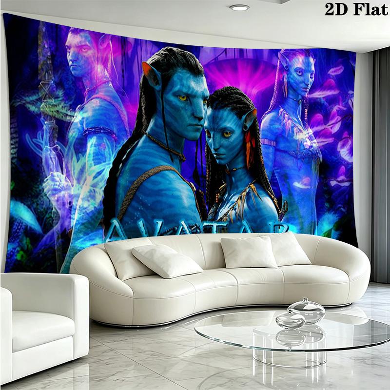 Avatar Wall Tapestry Aesthetic Wall Hanging Printed Fabric Blanket Decorative Tapestries for Bedroom Living Room Home Decor