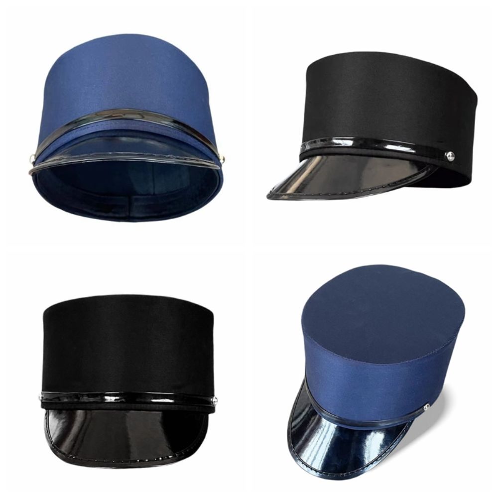 Dress Up Train Engineer Hat Railroad Engineer Halloween Cosplay Cap Conductor Driver Hat  For Adult