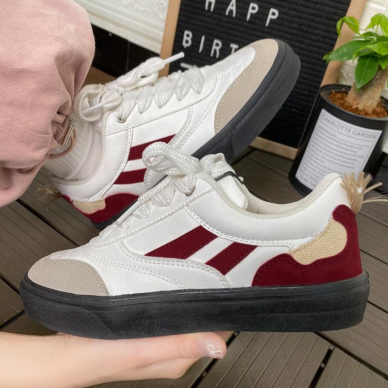 Original spring and autumn new niche apple board shoes platform casual shoes 35