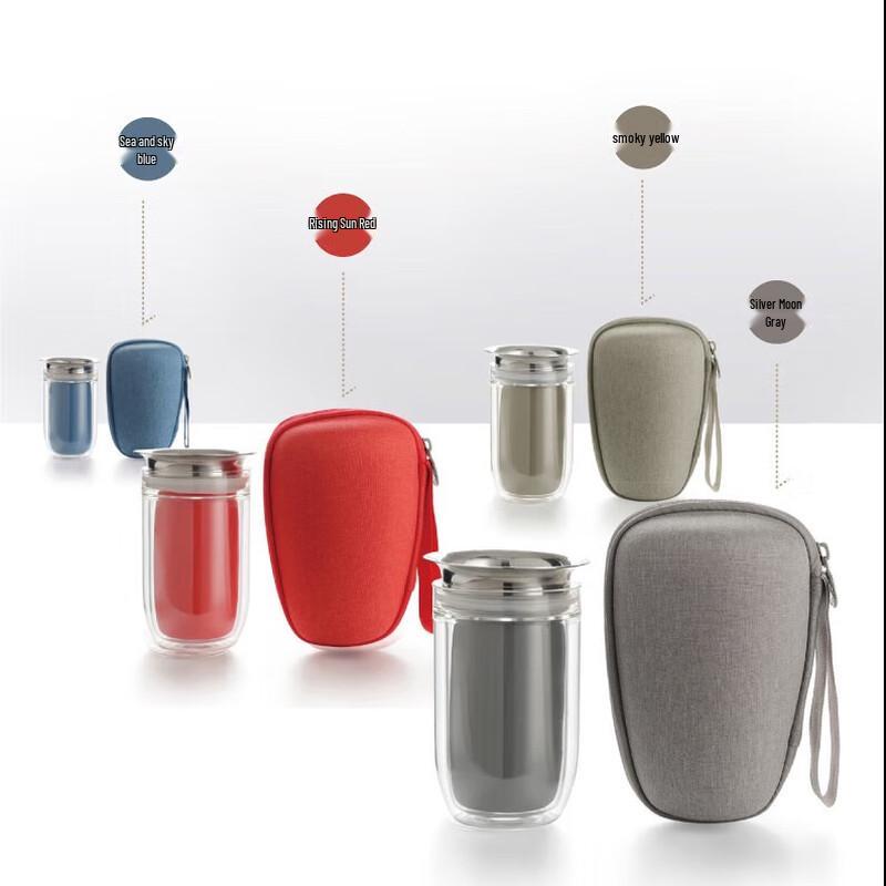 Портативный китайский керамический дорожный чайный набор