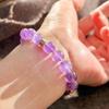 8Mm Retro Natural Amethyst Bracelet, Beaded Bracelet, Tiger'S Eye Stone Light Luxury Jewelry.