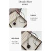 Vintage Brown Irregular Pendant Long Sweater Necklace For Women Fashion Jewelry Accessories