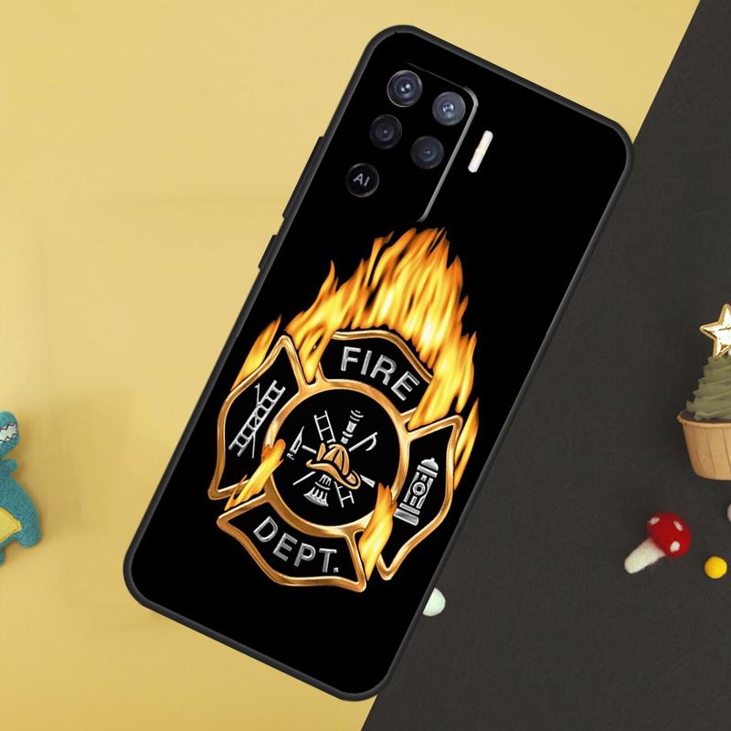 Firefighter Heroes Fireman For OPPO A78 A98 A58 A54 A74 A94 A76 A96 A5 A9 A52 A72 A77 A79 A53S A57S A15 A16 A17 Case