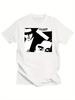 Men'S T-Shirt - A Post-Punk Style Tee Featuring The Design 'From The Lion'S Mouth'