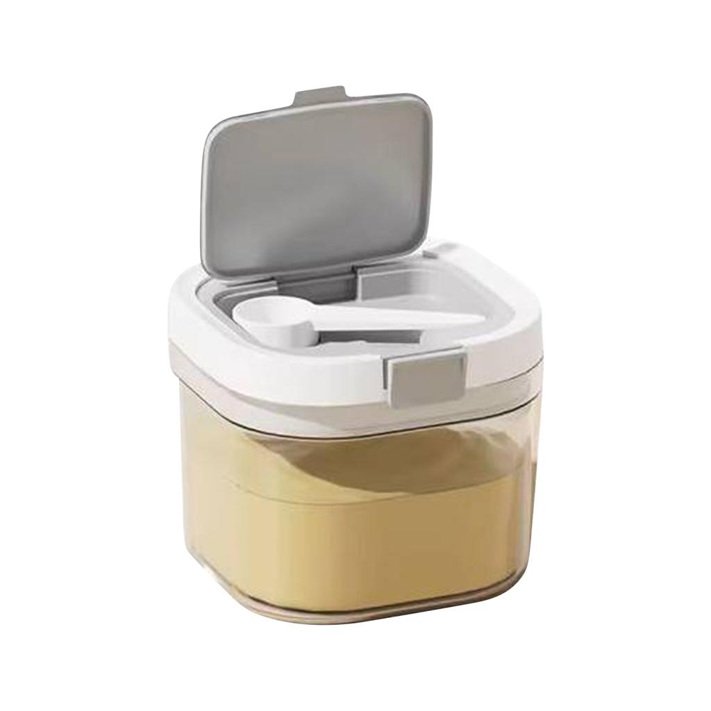 Food Storage Container with Scoop Formula Container Airtight Milk Powder Container for Grounds Coffee Tea Sugar Flour Cereal