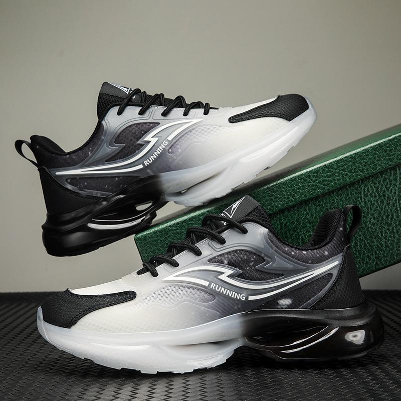 Men's Shoes 2024 Winter New Breathable Dad Shoes European Station Thick-soled Heightening Sports Shoes Lightweight and Versatile Casual Shoes