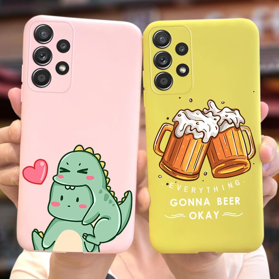For Samsung Galaxy A32 A52 A72 5G Case Cute Cartoon Cover Shockproof Soft TPU Phone Case For Samsung A52 A 32 72 5G Fundas Coque