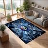 Borussia Dortmund Printed Flannel Area Rug Non Slip Soft Polyester Floor Carpet Indoor Decor Mat for Bedroom Living Room Sofa