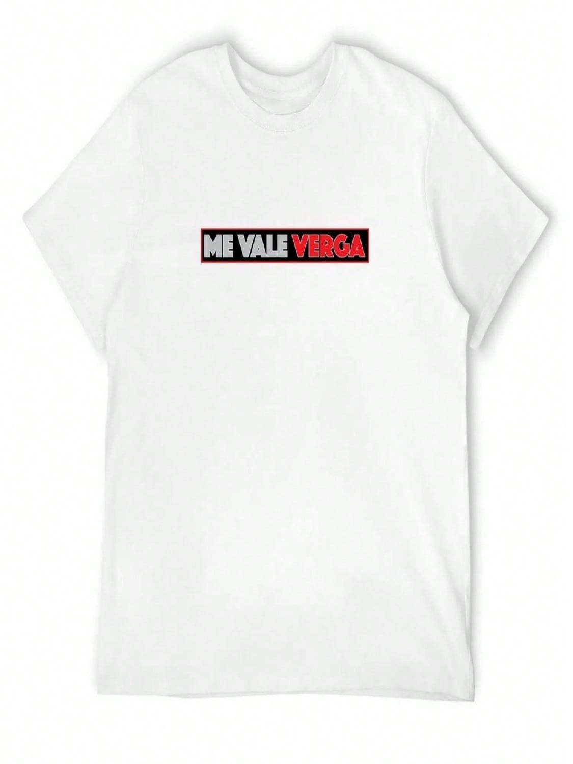 ME VALE VERGA - MEXICAN DESIGN T-Shirt Funny T-Shirts Man T-Shirt unisex Clothes S разноцветный