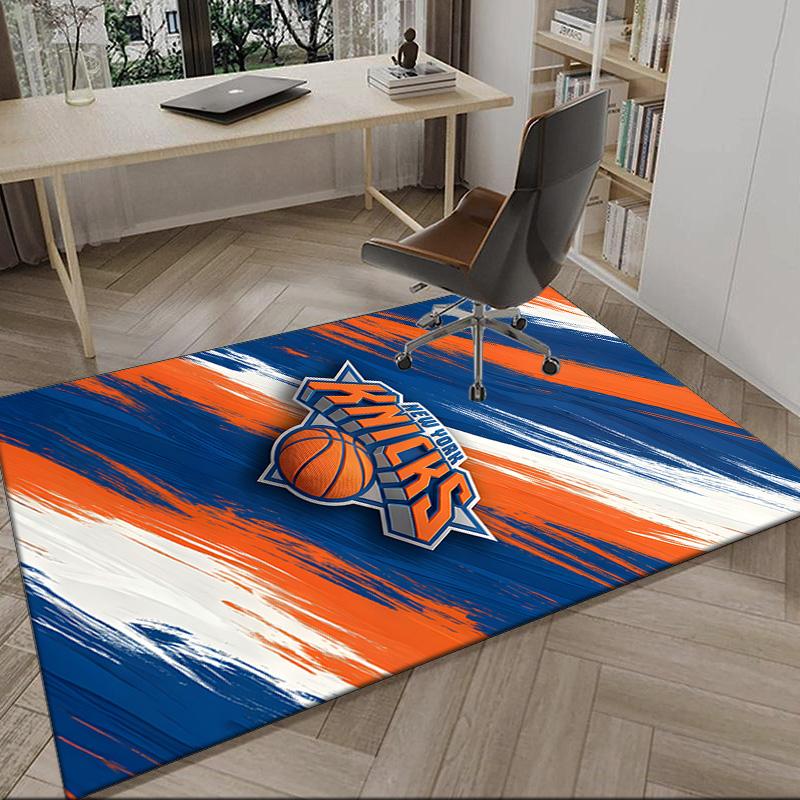 Tappeto con Logo Knicks, Tappeti da Cucina, Tappetino Yoga, Tappetini Antiscivolo, Tappeto per Bagno, Soggiorno camera da letto, Tappeti da Campeggio Regalo di Natale