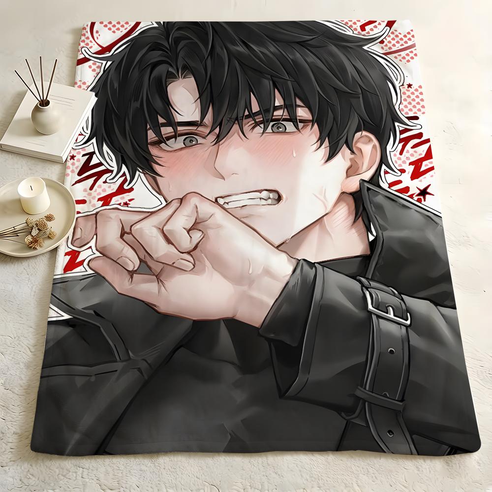 Novel O-Omniscient R-Reader Throw Flannel Blanket Skin Soft Suitable for Sofa Living Room Bed Travel and Gifts