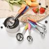 10Pcs Stainless Steel Measuring Cups and Spoons Set Stackable Tablespoons Measuring Spoons Tea Coffee Kitchen Measuring Tools