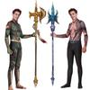 Aquaman Arthur Curry Cosplay Kostüm Bodysuit Perfekt für Halloween Cosplay**