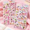 New 1Pc 3D Relief Stickers Aesthetic Stickers Cartoon Gourmet Animals Creative Stickers DIY Decoration Stickers