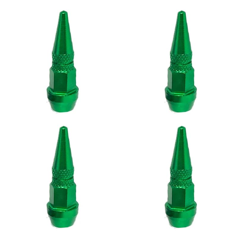 1/4Pcs Bullet Valve Caps Car Motorcycle Wheel Tire Valve Caps Dustproof Cover 45mm Spiked Valve Caps Auto Exterior Accessories