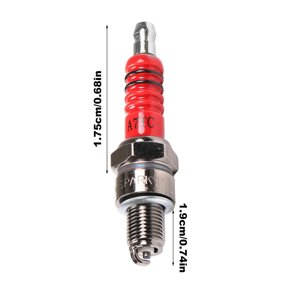 Motorcycle Spark Plug Motocross Kart Spark Plug Automotive Racing Spark Plug A7TC D8TC For SUV Go Kart Scooter Motorcycle